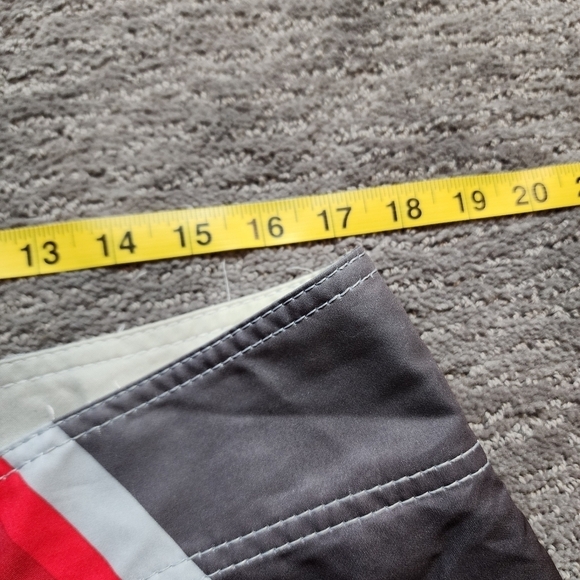 BILLABONG Swin Board Shorts Trunks Airlite Stretch Surf Beach Red Black Men 36 - Picture 11 of 13